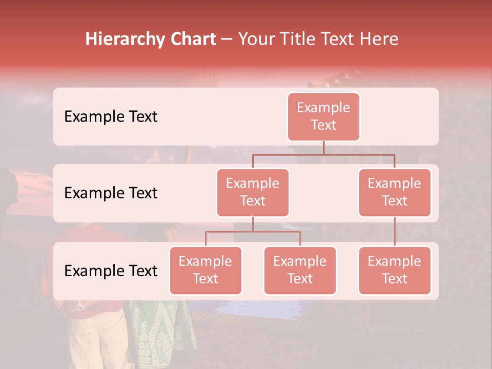 A Couple Of People Standing Next To A Building PowerPoint Template