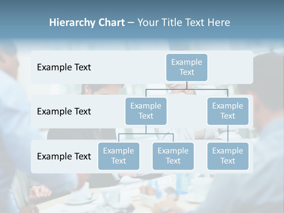 A Group Of Business People Sitting Around A Table PowerPoint Template