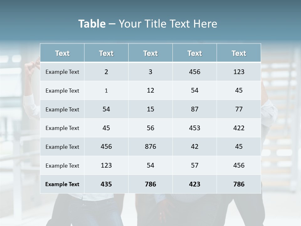A Group Of People With Their Arms In The Air PowerPoint Template