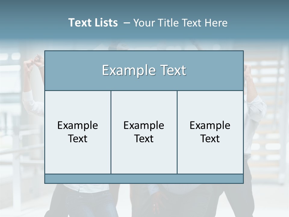 A Group Of People With Their Arms In The Air PowerPoint Template