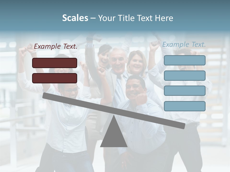 A Group Of People With Their Arms In The Air PowerPoint Template