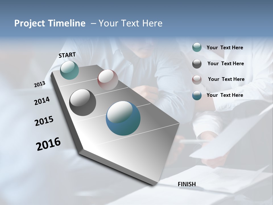 A Man And A Woman Sitting At A Table Looking At A Computer Screen PowerPoint Template