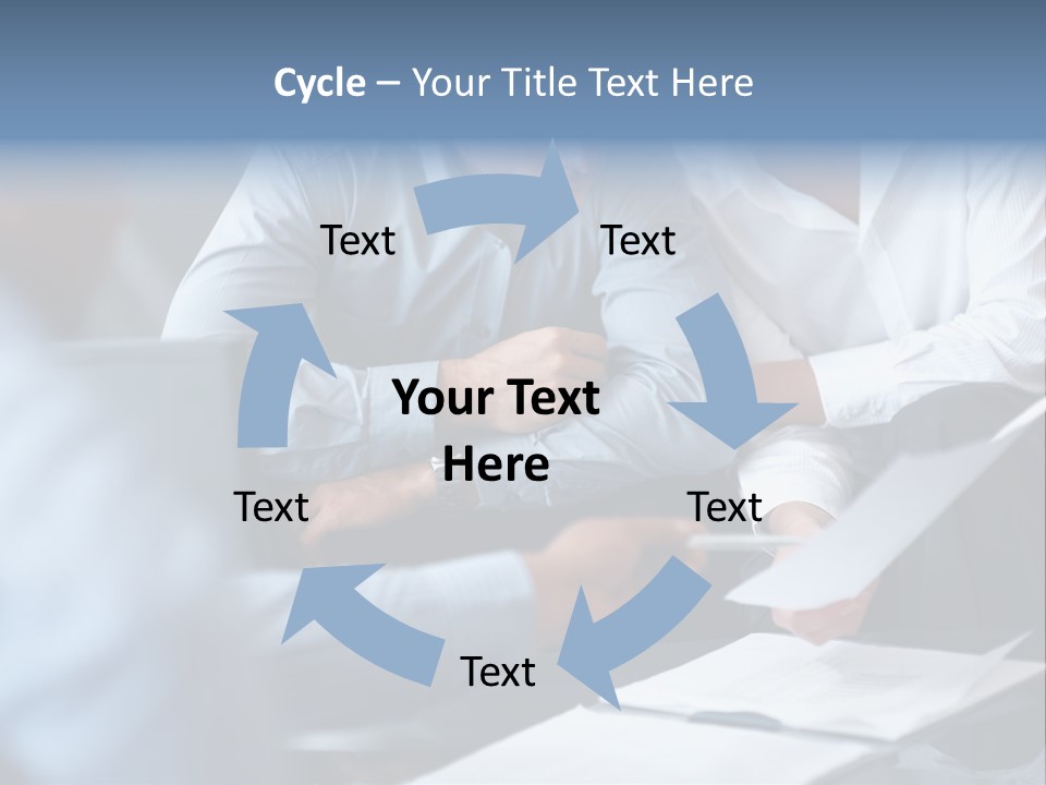A Man And A Woman Sitting At A Table Looking At A Computer Screen PowerPoint Template