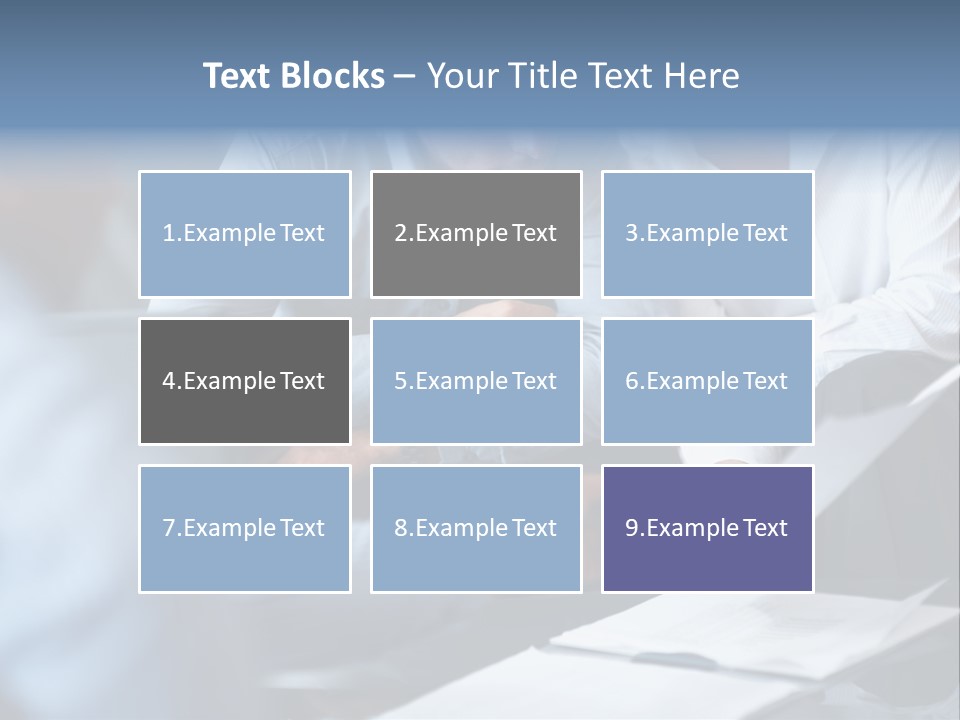 A Man And A Woman Sitting At A Table Looking At A Computer Screen PowerPoint Template