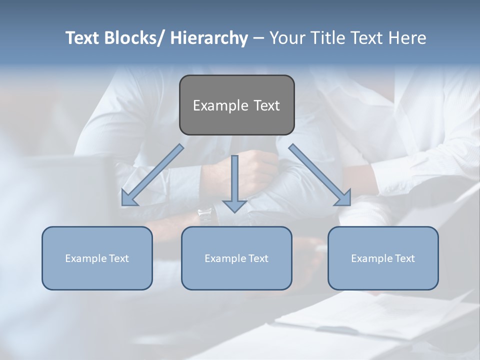 A Man And A Woman Sitting At A Table Looking At A Computer Screen PowerPoint Template