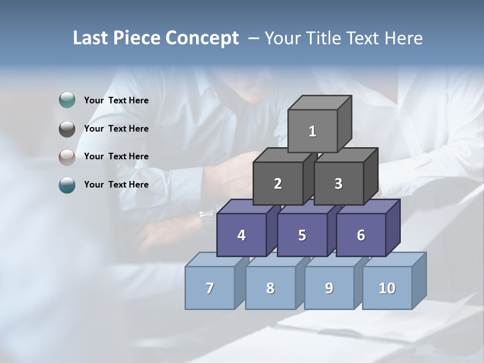A Man And A Woman Sitting At A Table Looking At A Computer Screen PowerPoint Template
