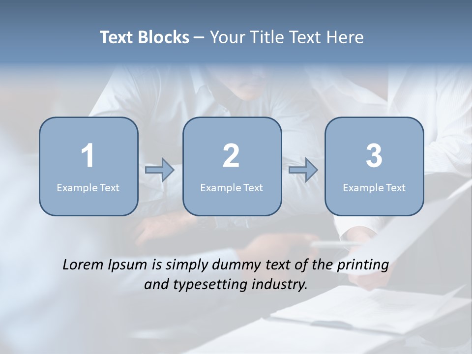 A Man And A Woman Sitting At A Table Looking At A Computer Screen PowerPoint Template