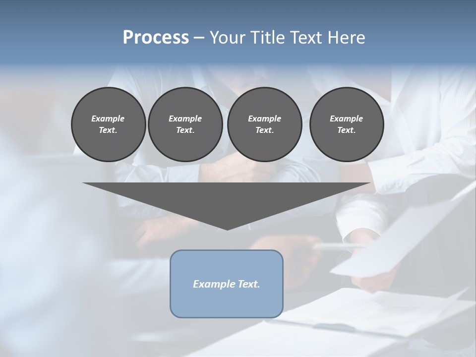 A Man And A Woman Sitting At A Table Looking At A Computer Screen PowerPoint Template