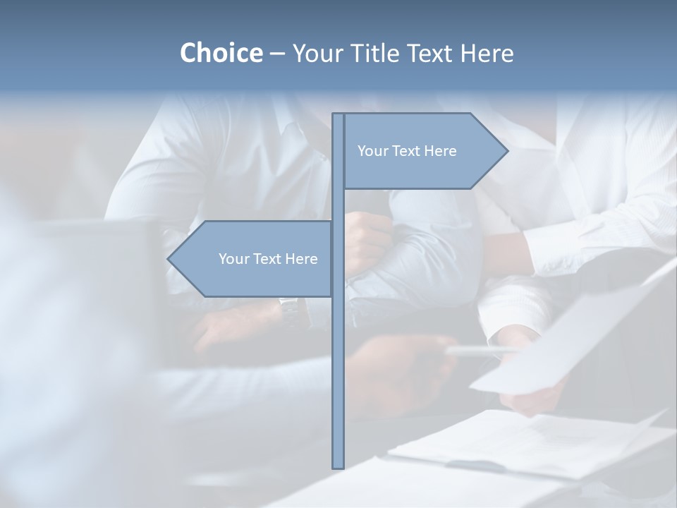 A Man And A Woman Sitting At A Table Looking At A Computer Screen PowerPoint Template
