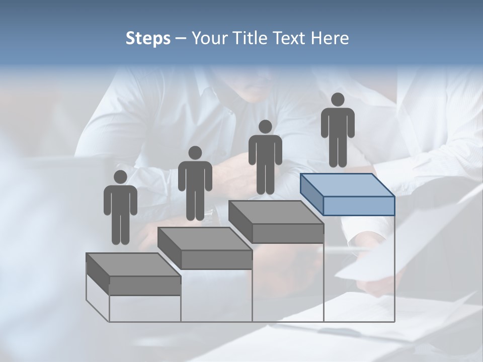 A Man And A Woman Sitting At A Table Looking At A Computer Screen PowerPoint Template