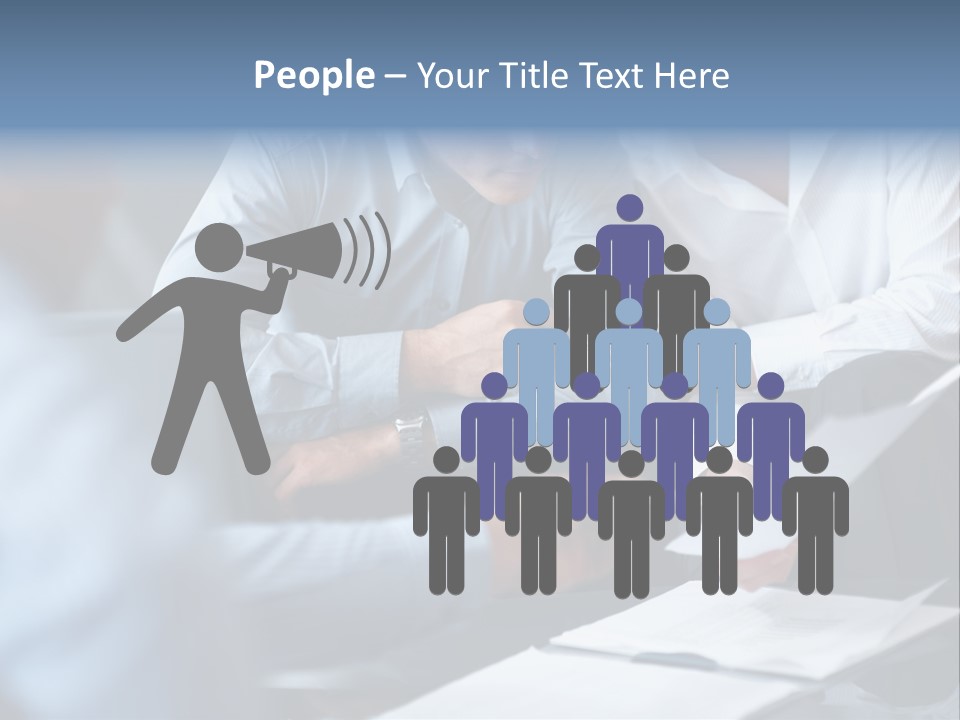 A Man And A Woman Sitting At A Table Looking At A Computer Screen PowerPoint Template