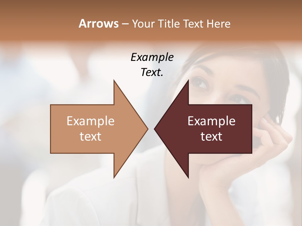 A Woman Is Sitting In Front Of A Group Of People PowerPoint Template