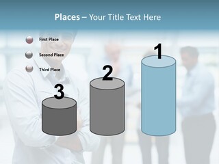 A Man Standing In Front Of A Group Of People PowerPoint Template