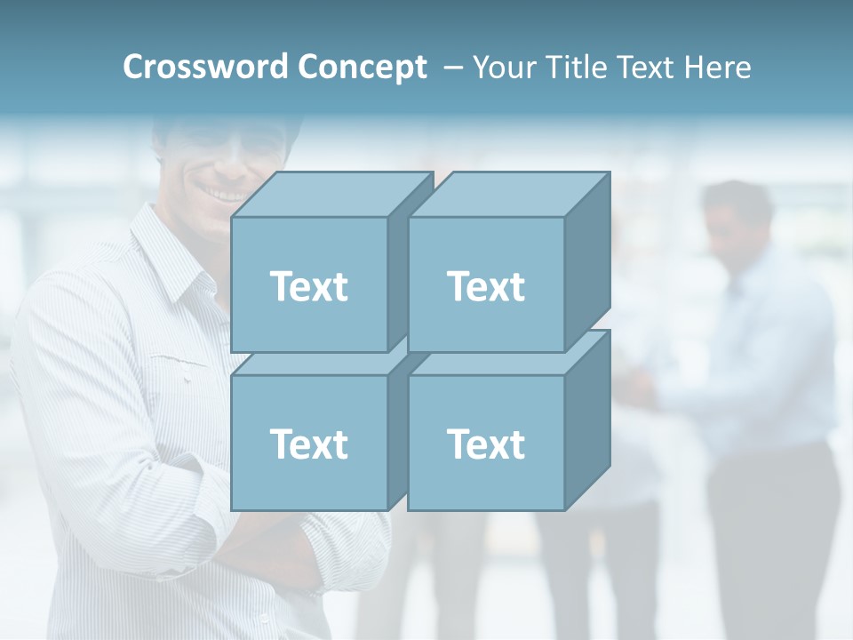 A Man Standing In Front Of A Group Of People PowerPoint Template