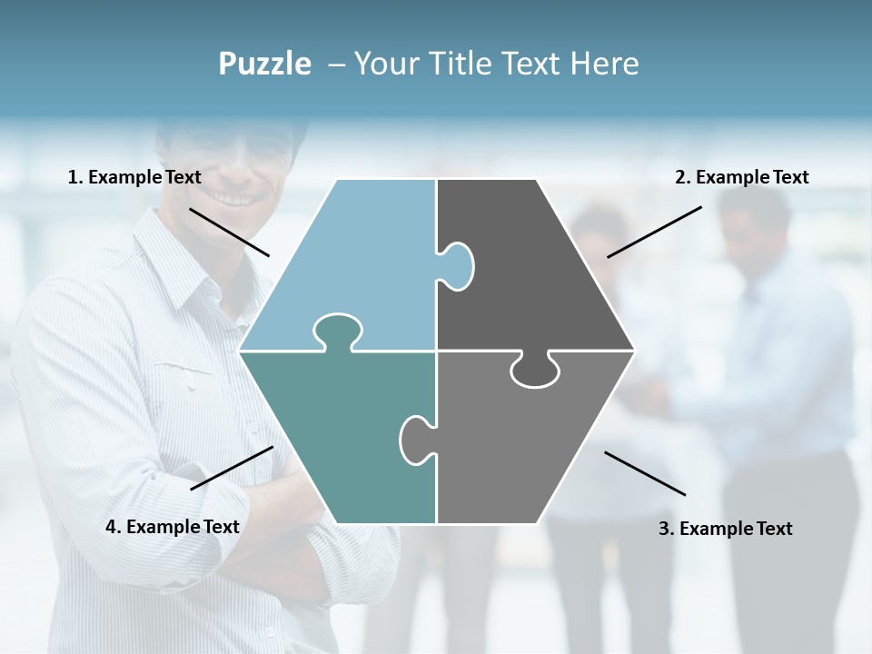 A Man Standing In Front Of A Group Of People PowerPoint Template