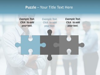 A Man Standing In Front Of A Group Of People PowerPoint Template