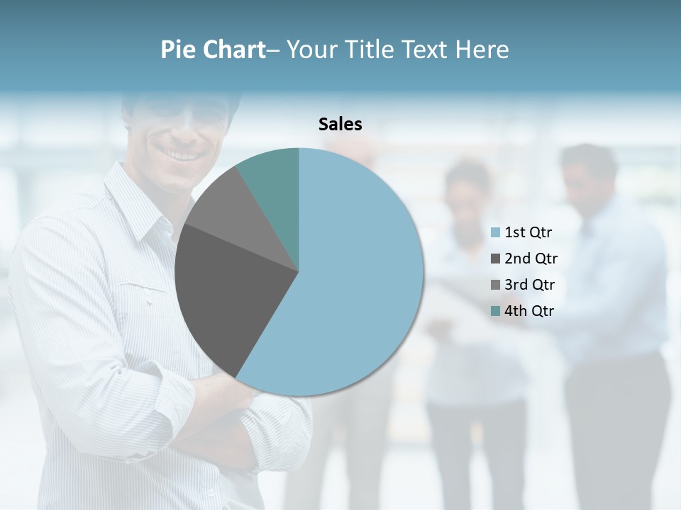 A Man Standing In Front Of A Group Of People PowerPoint Template