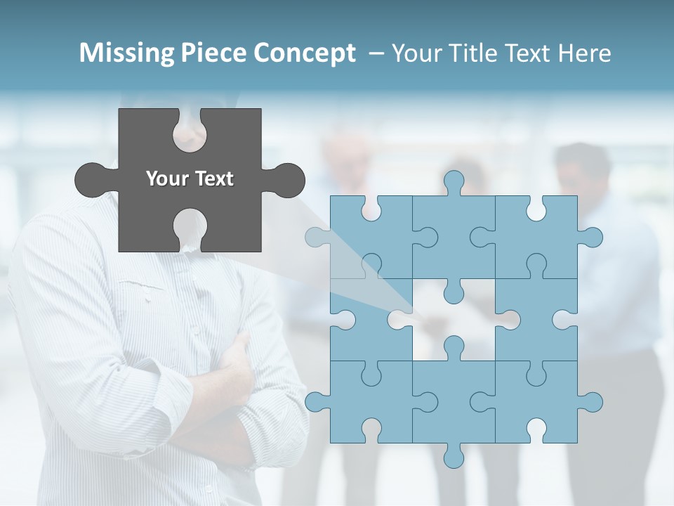 A Man Standing In Front Of A Group Of People PowerPoint Template