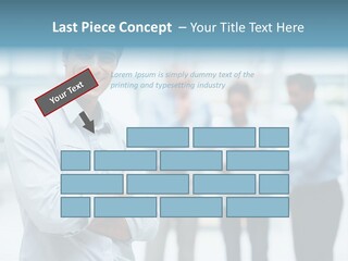 A Man Standing In Front Of A Group Of People PowerPoint Template