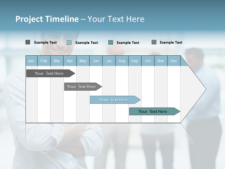 A Man Standing In Front Of A Group Of People PowerPoint Template