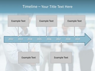 A Man Standing In Front Of A Group Of People PowerPoint Template