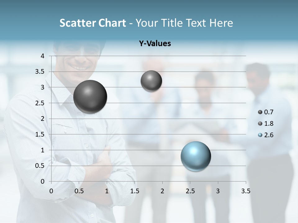 A Man Standing In Front Of A Group Of People PowerPoint Template