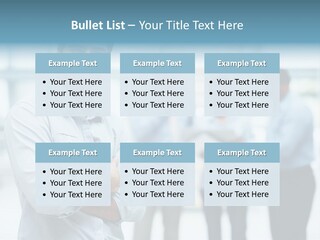 A Man Standing In Front Of A Group Of People PowerPoint Template