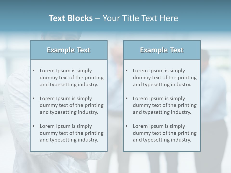 A Man Standing In Front Of A Group Of People PowerPoint Template