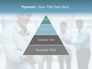 A Man Standing In Front Of A Group Of People PowerPoint Template