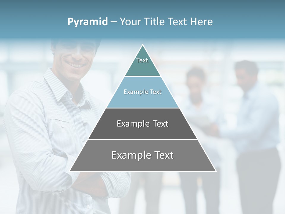 A Man Standing In Front Of A Group Of People PowerPoint Template