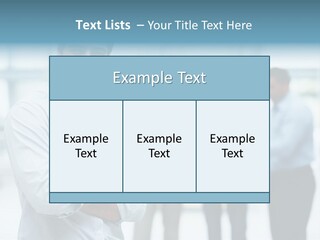 A Man Standing In Front Of A Group Of People PowerPoint Template