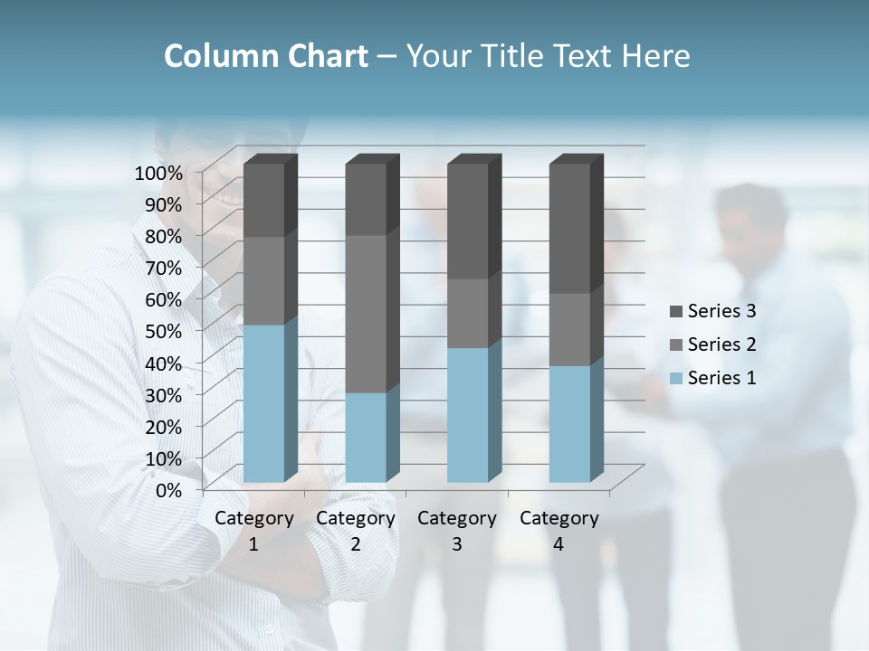 A Man Standing In Front Of A Group Of People PowerPoint Template