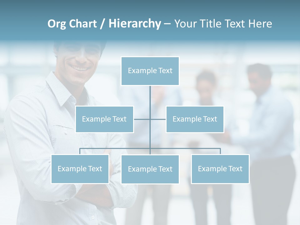 A Man Standing In Front Of A Group Of People PowerPoint Template