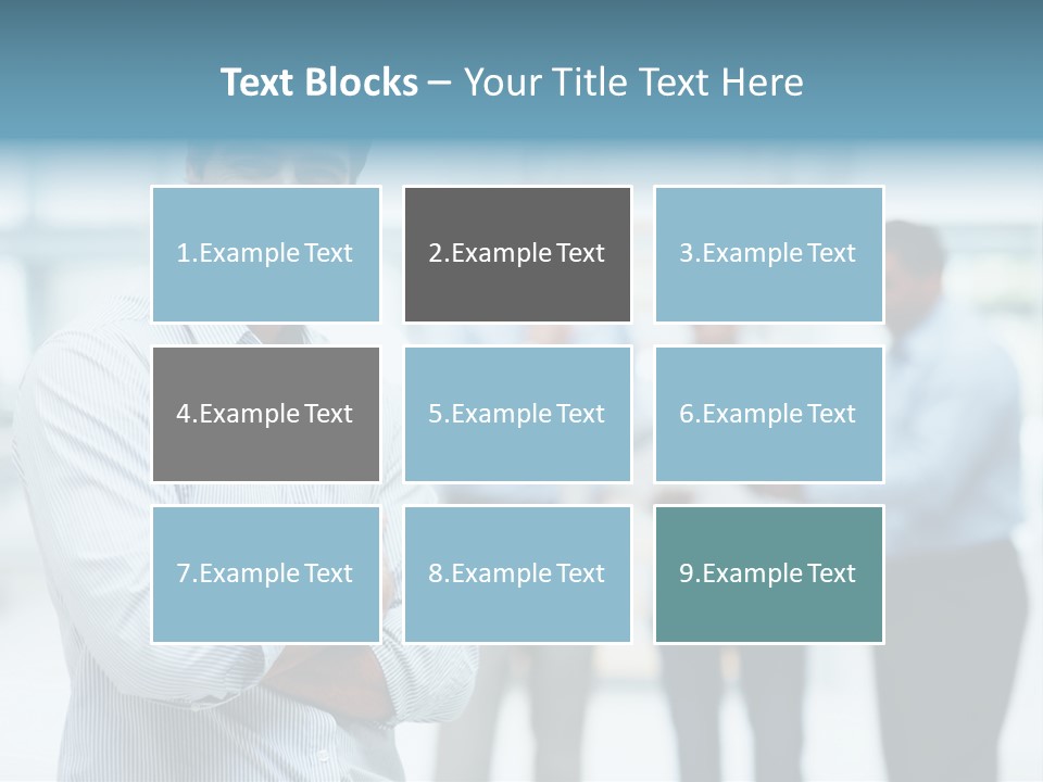 A Man Standing In Front Of A Group Of People PowerPoint Template