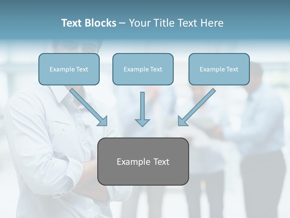A Man Standing In Front Of A Group Of People PowerPoint Template