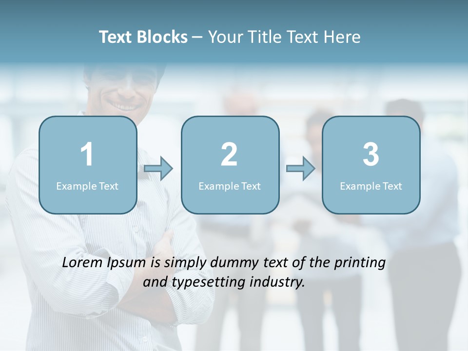 A Man Standing In Front Of A Group Of People PowerPoint Template