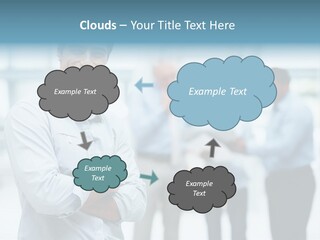 A Man Standing In Front Of A Group Of People PowerPoint Template