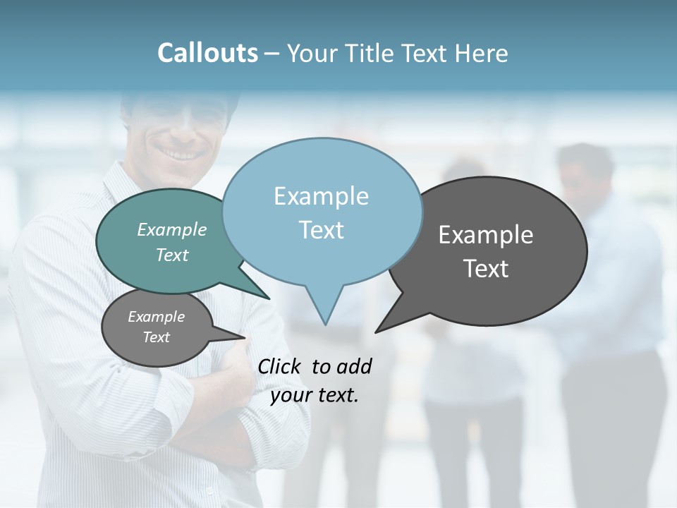 A Man Standing In Front Of A Group Of People PowerPoint Template