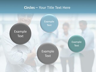 A Man Standing In Front Of A Group Of People PowerPoint Template
