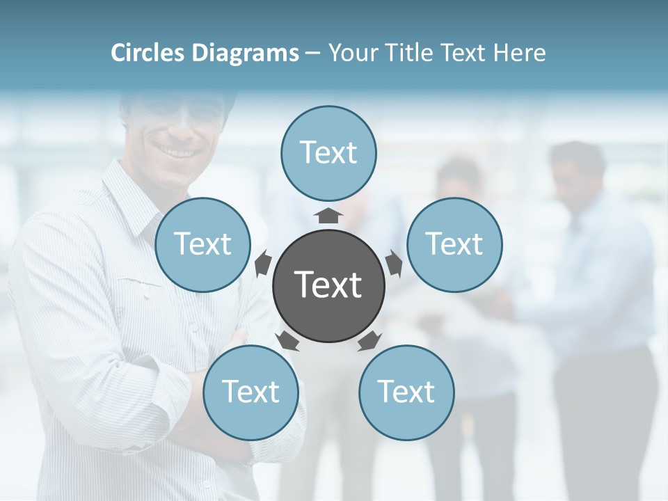 A Man Standing In Front Of A Group Of People PowerPoint Template