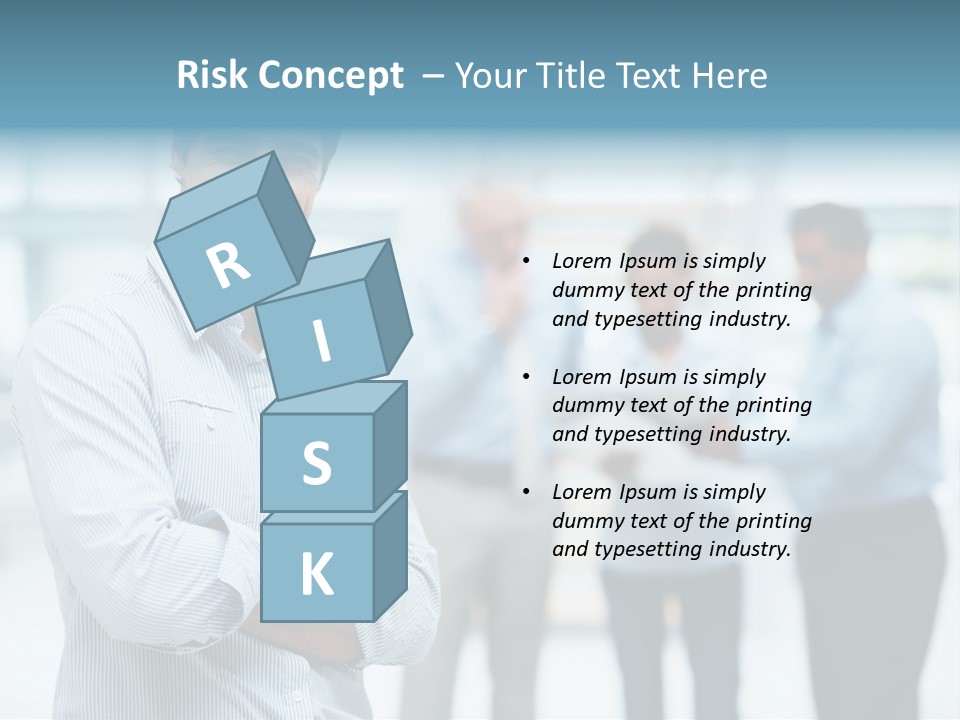A Man Standing In Front Of A Group Of People PowerPoint Template