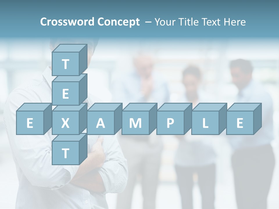 A Man Standing In Front Of A Group Of People PowerPoint Template