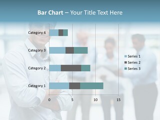 A Man Standing In Front Of A Group Of People PowerPoint Template