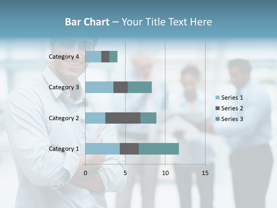 A Man Standing In Front Of A Group Of People PowerPoint Template