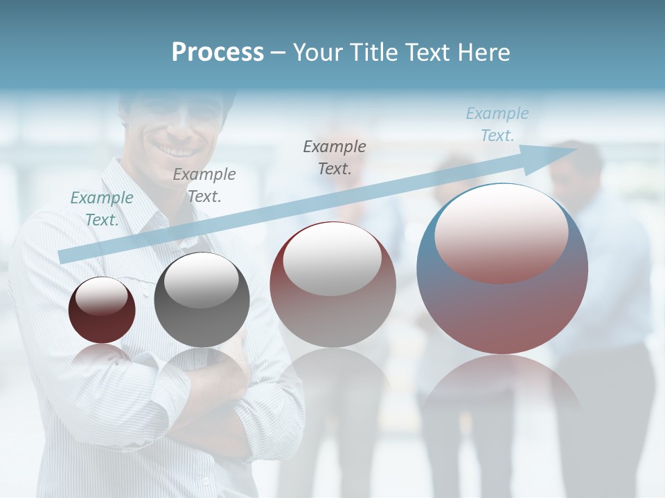 A Man Standing In Front Of A Group Of People PowerPoint Template