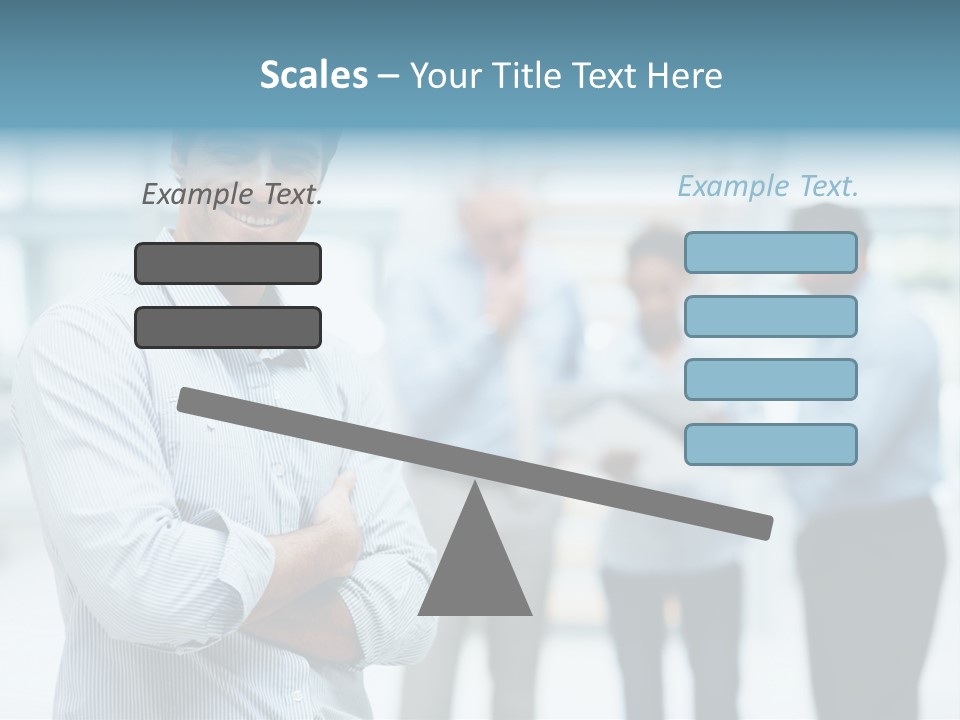 A Man Standing In Front Of A Group Of People PowerPoint Template