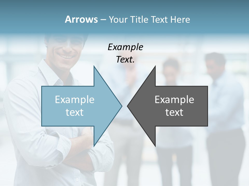 A Man Standing In Front Of A Group Of People PowerPoint Template