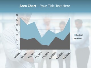 A Man Standing In Front Of A Group Of People PowerPoint Template