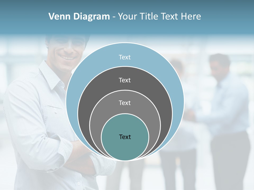 A Man Standing In Front Of A Group Of People PowerPoint Template