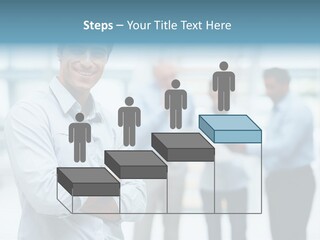 A Man Standing In Front Of A Group Of People PowerPoint Template